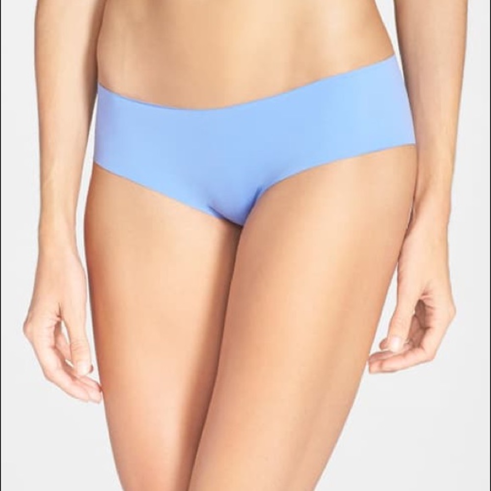 HALOGEN NO SHOW CHEEKY HIPSTER BRIEFS PANTY BLUE L/XL NWOT